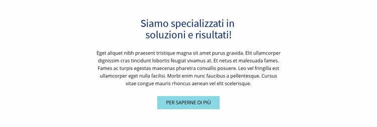 Titolo e testo colorati Progettazione di siti web