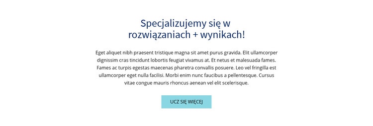 Kolorowy nagłówek i tekst Makieta strony internetowej