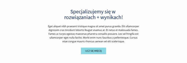 Kolorowy nagłówek i tekst Szablon HTML5