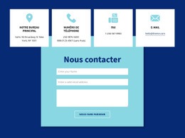 Contactez-Nous Formulaire Et Adresse