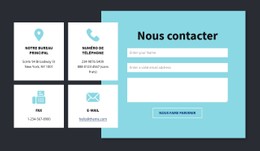 Bloc D'Informations De Contact