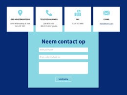 Neem Contact Met Ons Op Via Formulier En Adres - Beste Bestemmingspagina