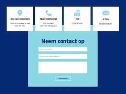 Neem Contact Met Ons Op Via Formulier En Adres