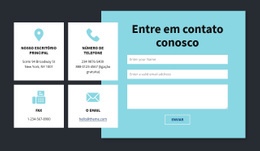 Bloco De Informações De Contato