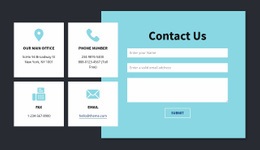 Contact Info Block