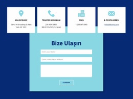 Bize Ulaşın Formu Ve Adresi