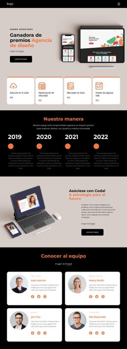 Diseño De Sitio Web Para Agencia Digital Inspiradora