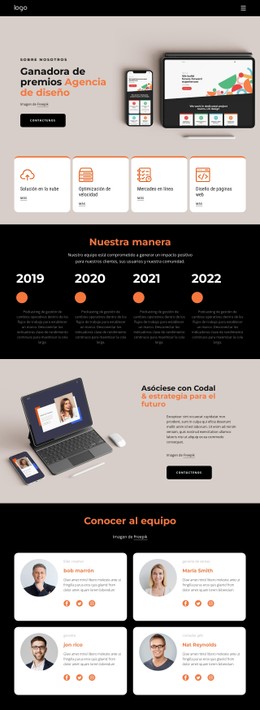 Página HTML Para Agencia Digital Inspiradora