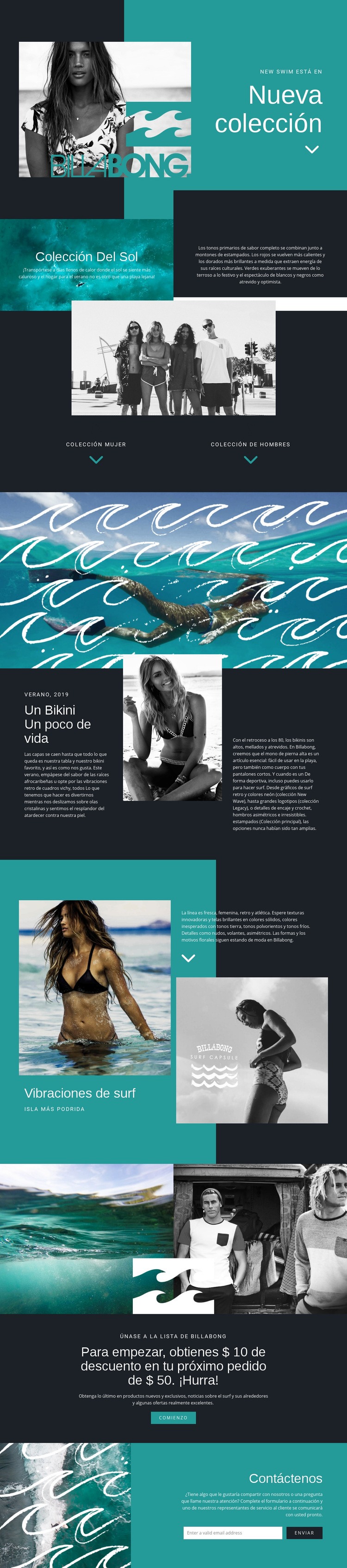 Billabong Plantilla HTML5