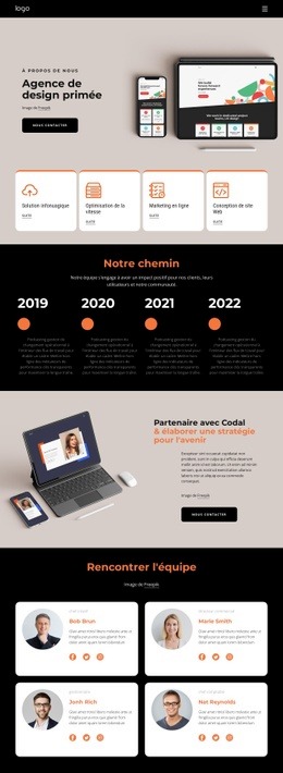 Conception De Site Web Pour Agence Digitale Inspirante