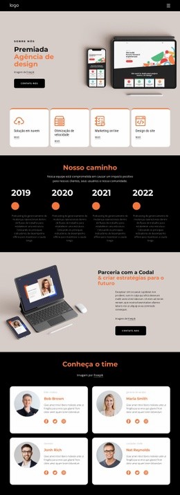 CSS Grátis Para Agência Digital Inspiradora