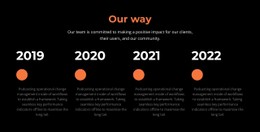 A Corporate History Simple CSS Template