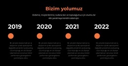 Kurumsal Bir Tarih Için Ücretsiz Tasarım Şablonu