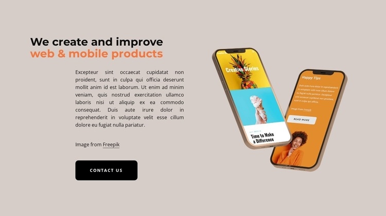 Website designs our company just launched Wix Template Alternative