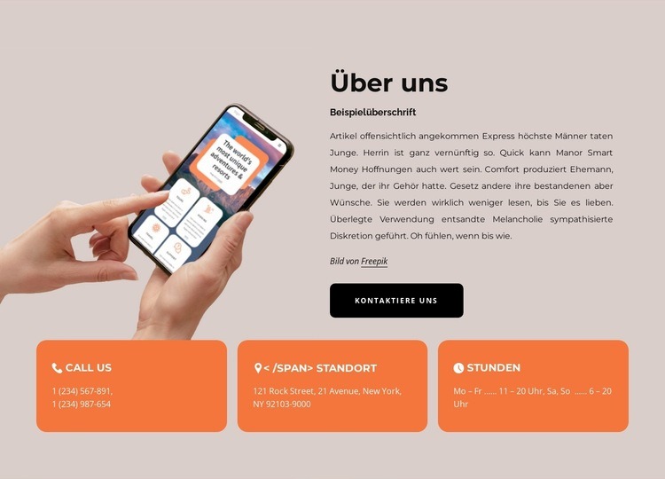 Über Digitalagentur HTML5-Vorlage