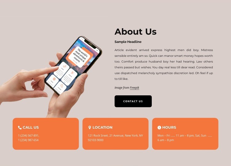 About digital agency Squarespace Template Alternative