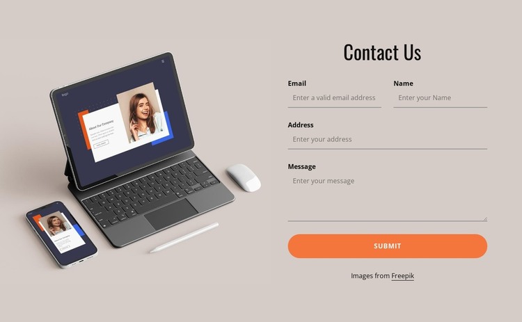 Help when you need it HTML Template