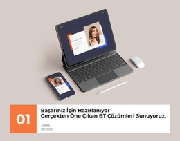 Sektör Lideri Web Tasarımı Sağlıyoruz HTML CSS Web Sitesi Şablonu