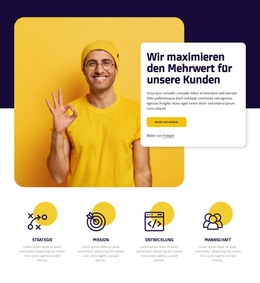 Machen Sie Motivationsprogramme – Fertiges Website-Design