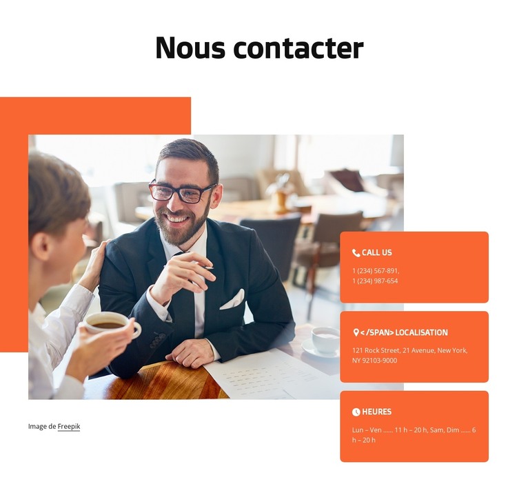 Envoyer le message Modèle HTML