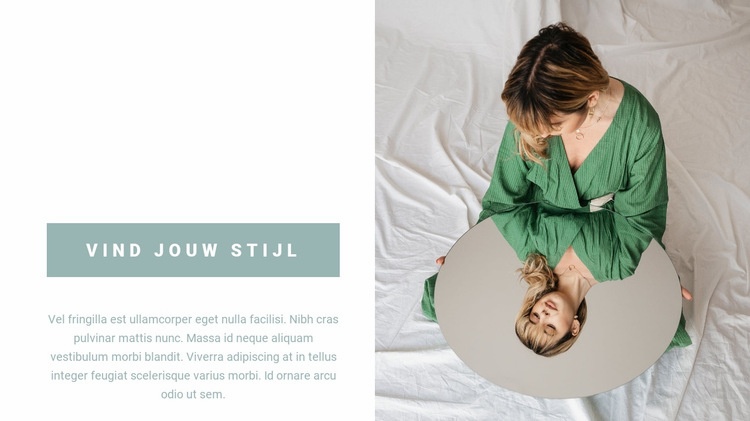 Vind uw oplossing Website mockup