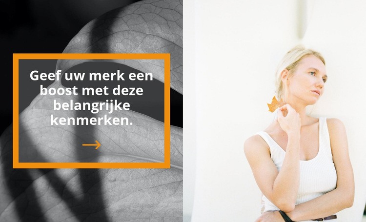 Stijl begint met gezondheid Website ontwerp