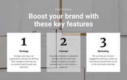 The Main Key To The Top - One Page Template Inspiration