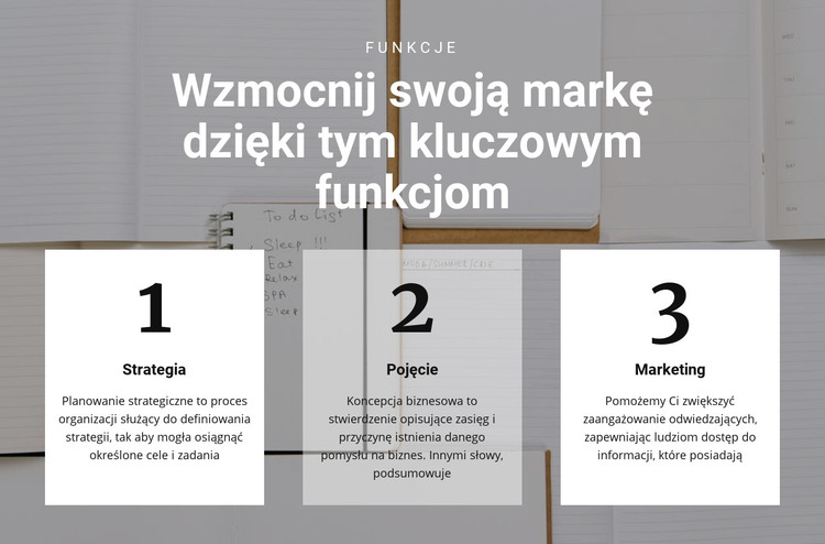 Główny klucz do góry Szablon HTML