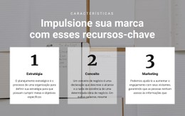 A Chave Principal Para O Topo Modelo De Site