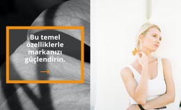 Tarz Sağlıkla Başlar CSS Ile Temel Html Şablonu