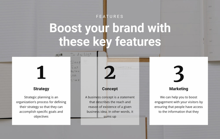 The main key to the top Website Mockup