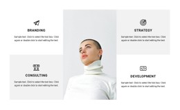 Directions Of Work In The Studio CSS Grid Template