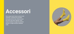 Mockup Di Sito Web Multiuso Per Vestiti E Accessori