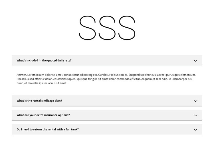 Sık karşılaşılan sorunlar CSS Şablonu