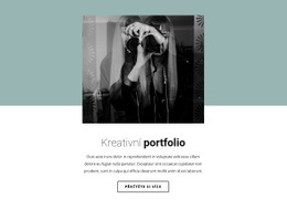 Rozvržení Webu Pro Portfolio Illustratoru