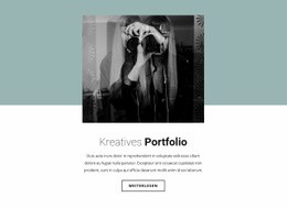 Portfolio Des Illustrators - Drag & Drop-Vorlage Für Eine Seite