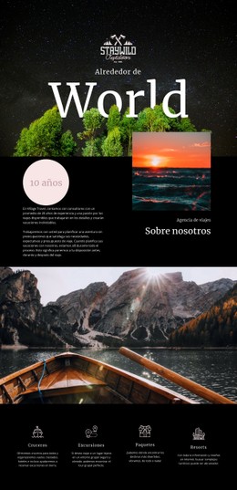 Diseño CSS Gratuito Para Alrededor Del Mundo