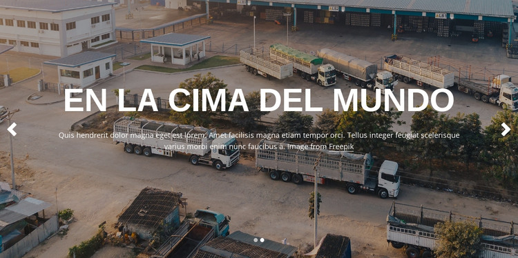 Los mejores servicios de transporte gestionados Plantilla HTML