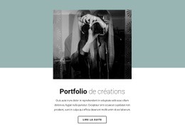 Portfolio De L'Illustrateur - HTML Site Builder