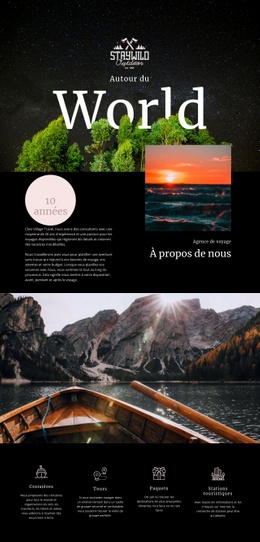 Autour Du Monde - HTML Layout Builder