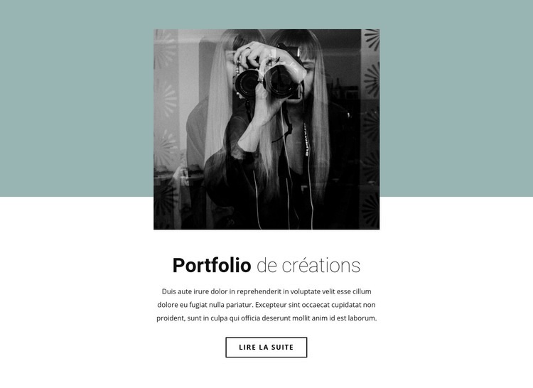 Portfolio de l'illustrateur Maquette de site Web