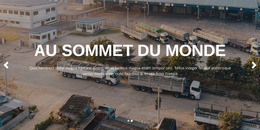 Services De Transport Les Mieux Gérés : Modèle De Site Web Simple