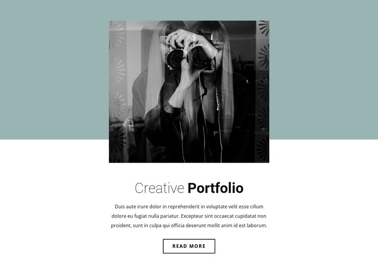 Illustrator's portfolio Homepage Design