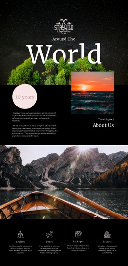 Around the World - Html Code Example by Nicepage