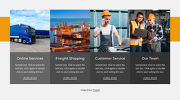 Multipurpose HTML5 Template For Local And Domestic Trucking