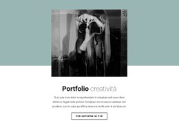 Portfolio Di Illustrator Modello Gratuito