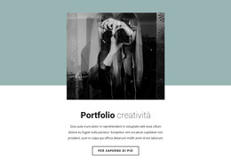 Portfolio Di Illustrator - Layout Del Sito Web HTML