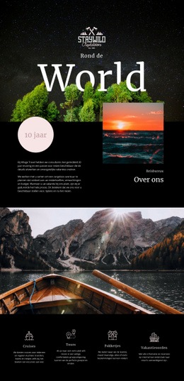 Rond De Wereld - HTML Layout Builder