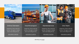 Lokaal En Binnenlands Vrachtvervoer - Joomla-Websitesjabloon