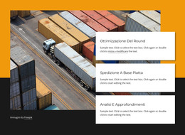 Compagnia Di Spedizioni Di Container - Modello Di Codice HTML